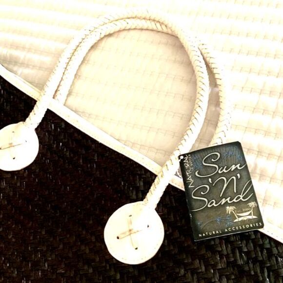 Sun N Sand Woven Tote Bag - Picture 2 of 8